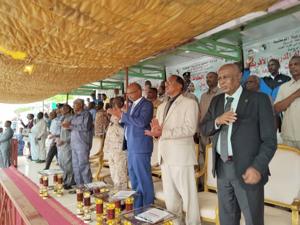 شمال دارفور تتعادل مع النيل الأزرق في المباراة الافتتاحية  للمنافسات القوميه للبطولة المدرسيه الافريقيه في نسخته الرابعه المقامه حاليا بالخرطوم